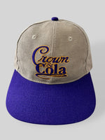 Load image into Gallery viewer, Vintage Crown &amp; Cola Strapback Hat

