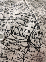 Load image into Gallery viewer, Vintage Illinois Map Snapback Hat
