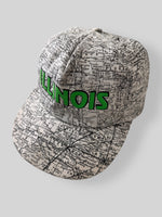 Load image into Gallery viewer, Vintage Illinois Map Snapback Hat
