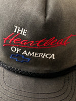 Load image into Gallery viewer, Vintage Chevrolet Heart Beat Of America Trucker Hat
