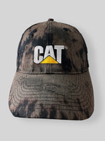 Load image into Gallery viewer, Caterpillar Distressed Strapback Hat
