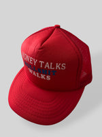 Load image into Gallery viewer, Vintage Money Talks BS Walks Trucker Hat

